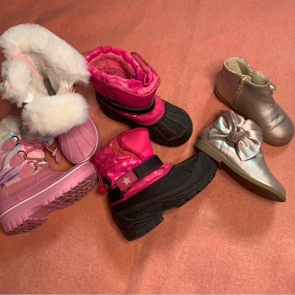 Kids Winter and Dress Boots Set